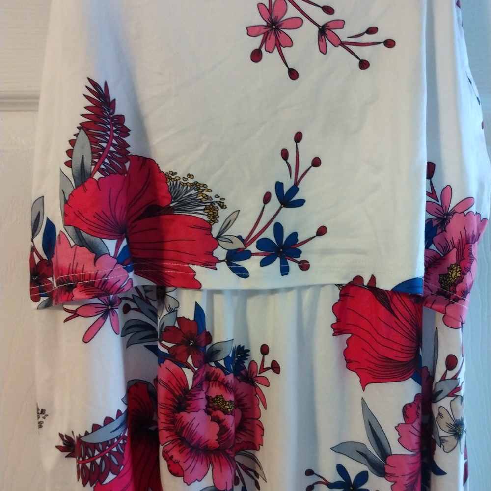 Quinee Floral Maternity Nursing Dress.